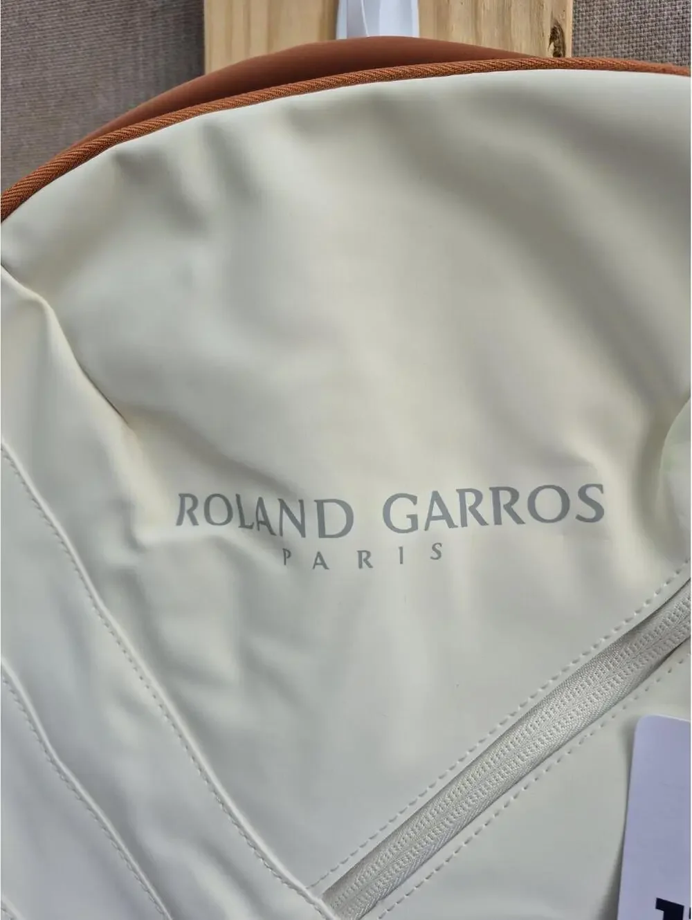 Wilson Roland Garros Super Tour Tennis Backpack 2 Racket Bag Blue / White / Navy - Picture 2 of 12